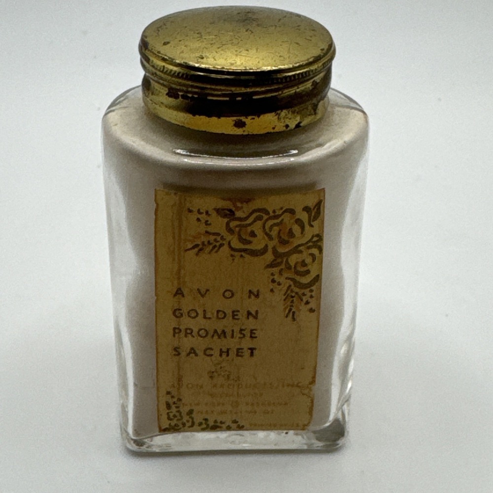 Vintage Avon Golden Promise Sachet Powder 1940s‎ 1950s